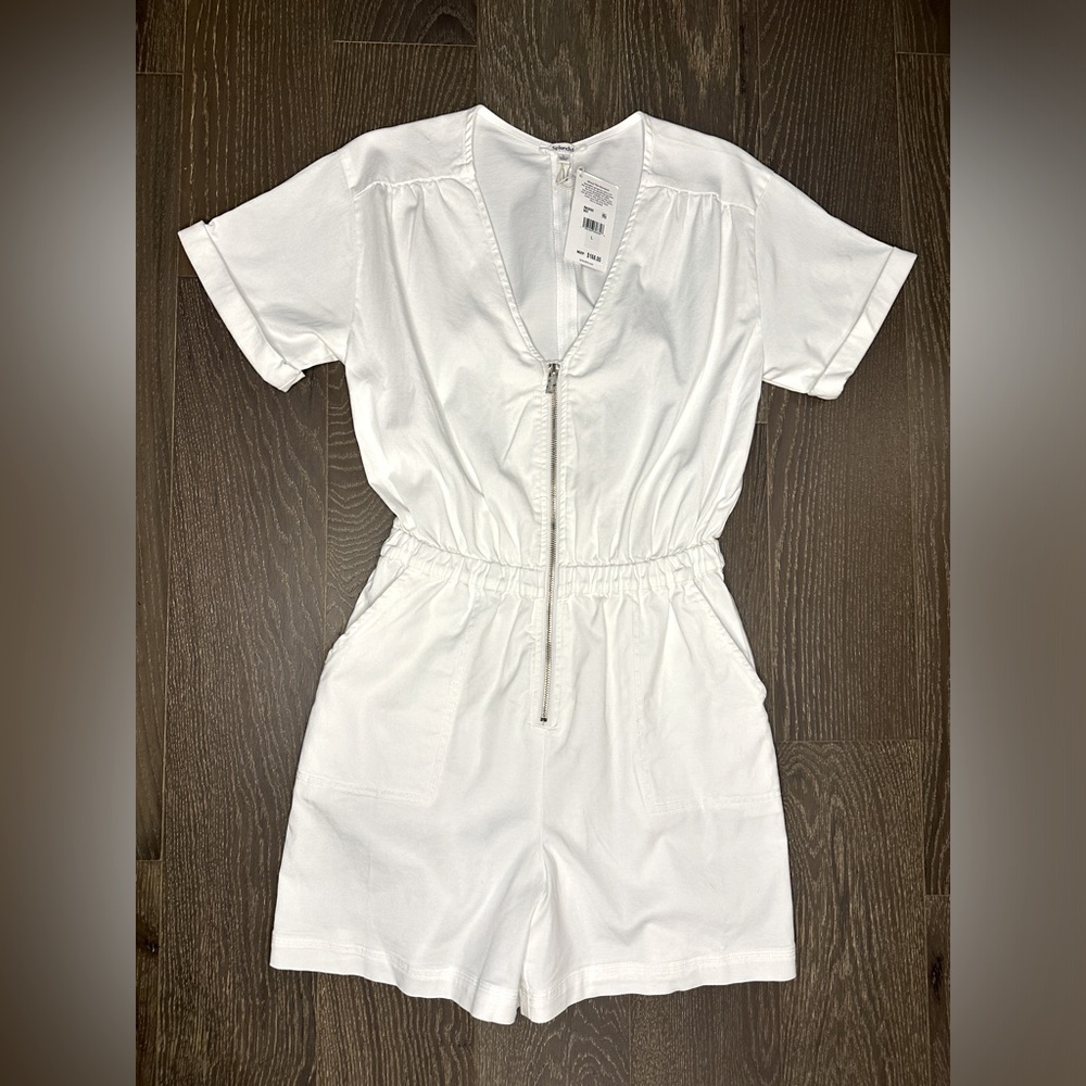 NWT Splendid White Romper (shorts) | Size Large